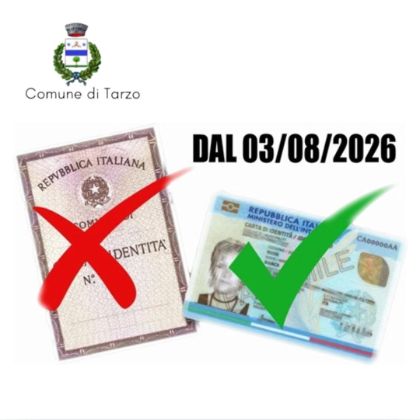 Apertura straordinaria Uffici per rilascio CIE - Carta Identità Elettronica