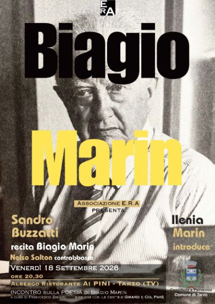  Incontro sulla poesia di Biagio Marin