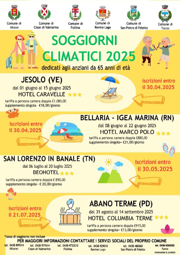 soggiorni climatici 2025